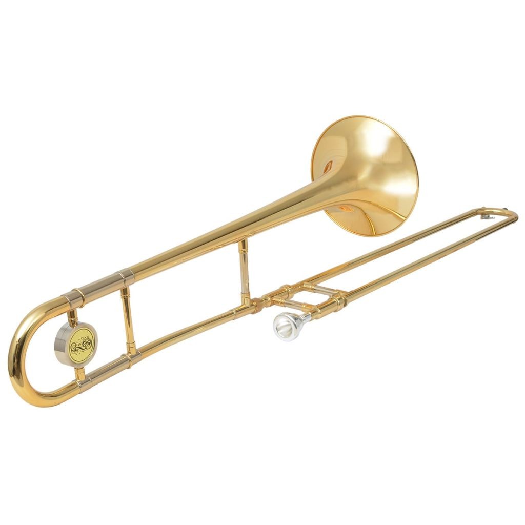 Trombone Yellow Brass with Gold Lacquer Bb